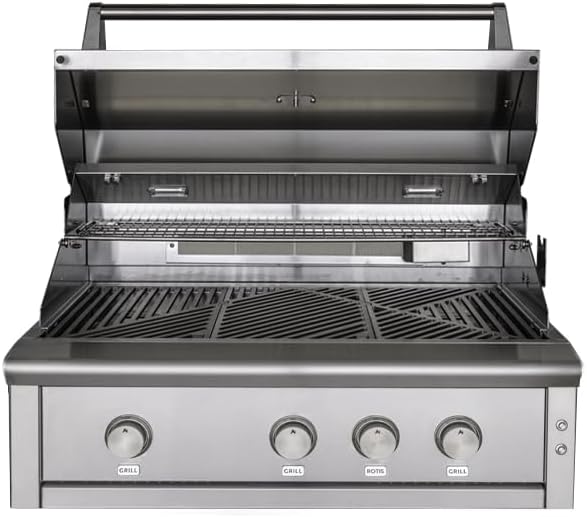 High-quality Premium Luxury Built-in 304 Stainless Steel 3-Burner Electronic Pulse Ignition Outdoor Kitchen BBQ Grill for Home