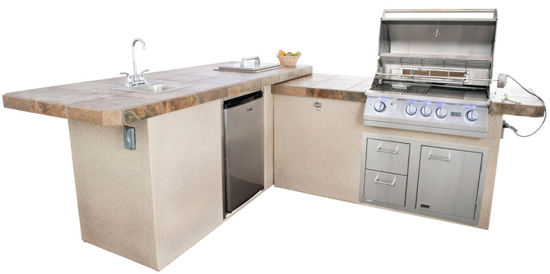 Lion Commercial Q BBQ Island