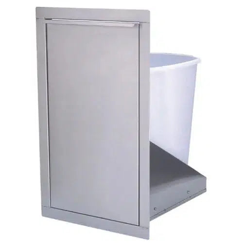 Dragon Fire 17-inch stainless steel pull-out trash compartment