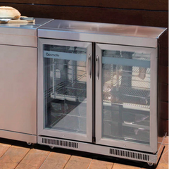Customized Outdoor Kitchen Cabinets Gas Grill 304 Stainless Steel Kitchen Sink Cabinet view 2