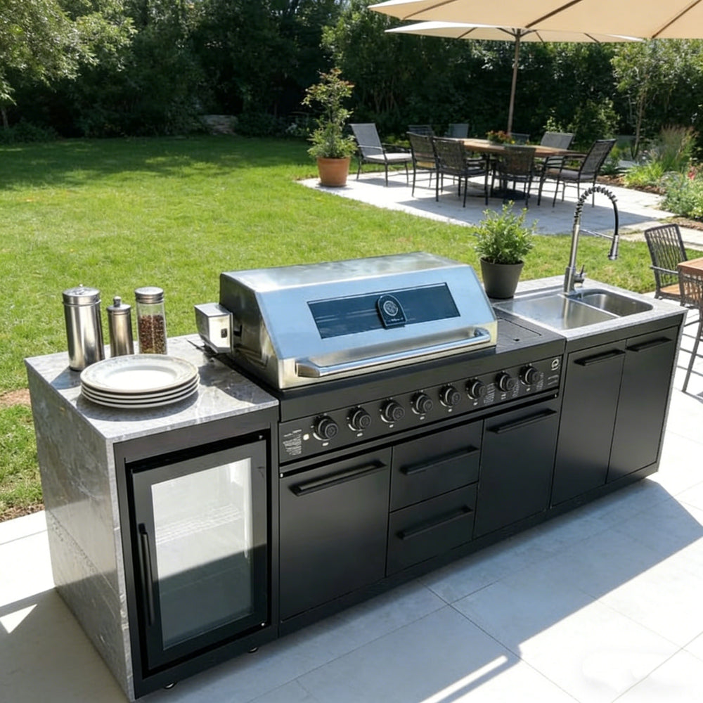 Modern Commercial Kitchen 304 Stainless Steel Outdoor Cabinet Complete Outdoor Cabinet Outdoor Bbq Kitchen Pod
