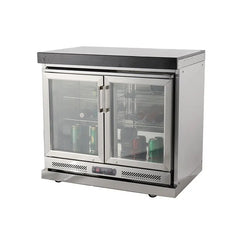Outdoor Freestanding Kitchen Fridge Cabinet Customized Outdoor Kitchen Set for Grill Modular Cabinet Outdoor Kitchen BBQ Island view 1