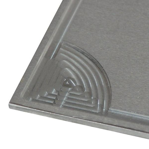 Corner detail of the Phoenix SDAG extruded aluminum griddle