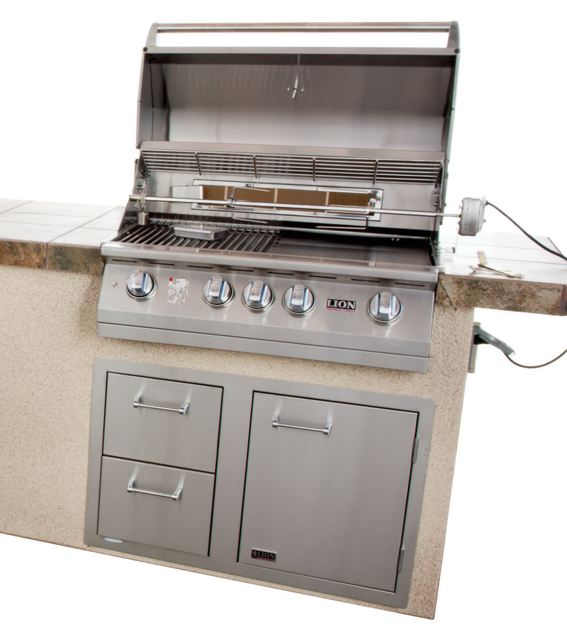 Lion Commercial Q BBQ Island