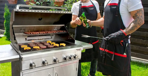 Dragon Fire grill in use on a patio