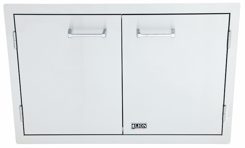 Lion Double Door with Towel Rack
